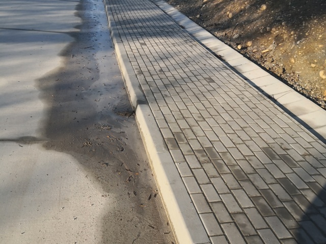 Dokončenie chodníkov